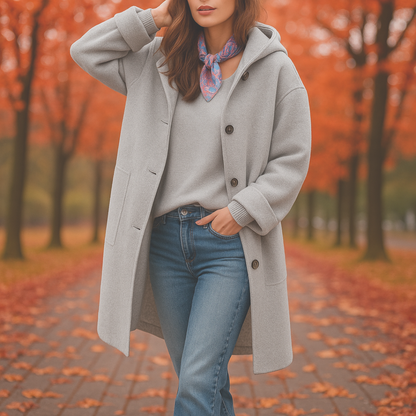 Liora™ | Giacca oversized in lana accogliente