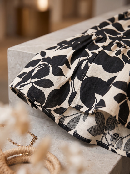 Tasha™ | Elegante Abito Midi Con Design Camuffante Per La Pancia
