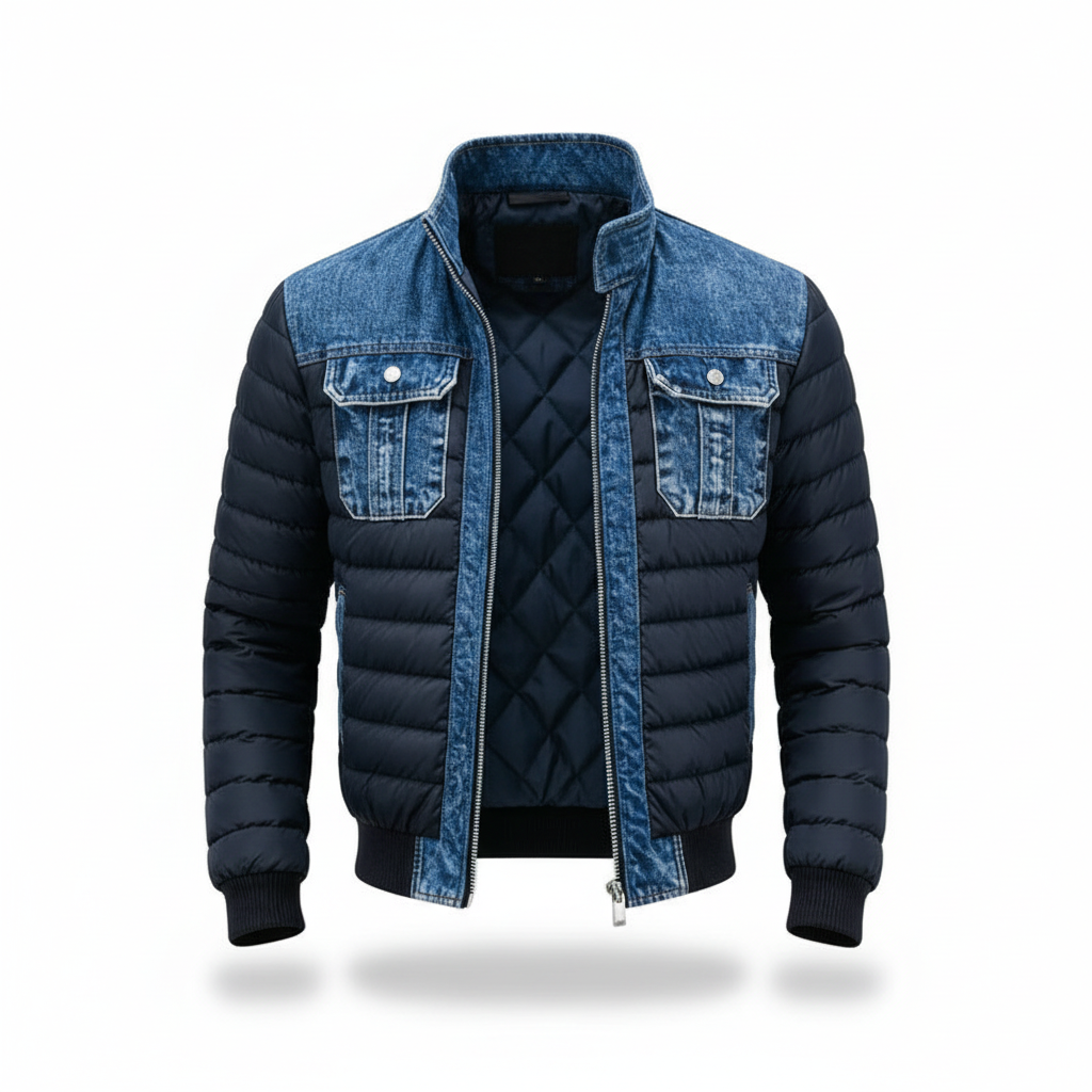 Jori™ | Giacca in Denim Imbottita e Stilosa