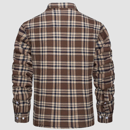 Arvid™ | Giacca camicia a quadri foderata