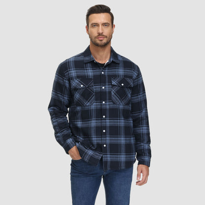 Arvid™ | Giacca camicia a quadri foderata