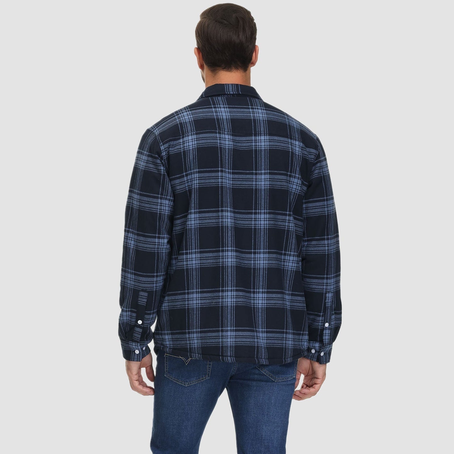Arvid™ | Giacca camicia a quadri foderata