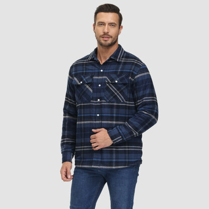 Arvid™ | Giacca camicia a quadri foderata