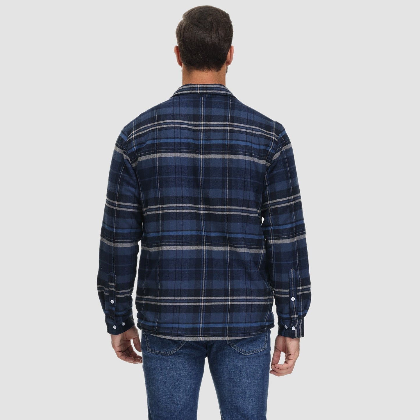 Arvid™ | Giacca camicia a quadri foderata