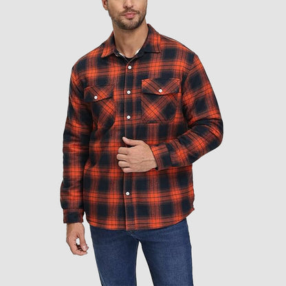 Arvid™ | Giacca camicia a quadri foderata
