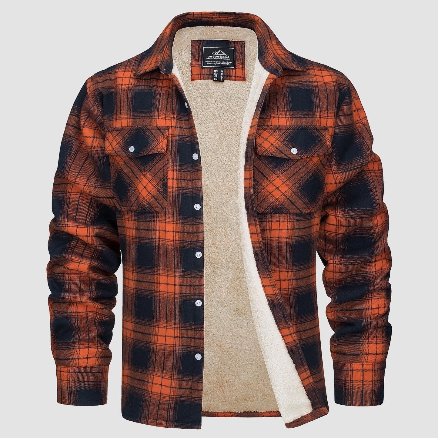 Arvid™ | Giacca camicia a quadri foderata