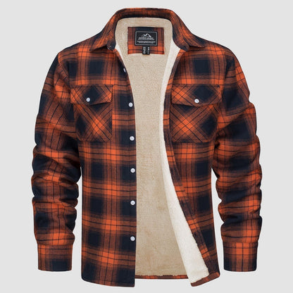 Arvid™ | Giacca camicia a quadri foderata