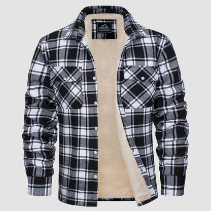 Arvid™ | Giacca camicia a quadri foderata