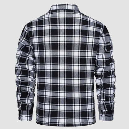Arvid™ | Giacca camicia a quadri foderata