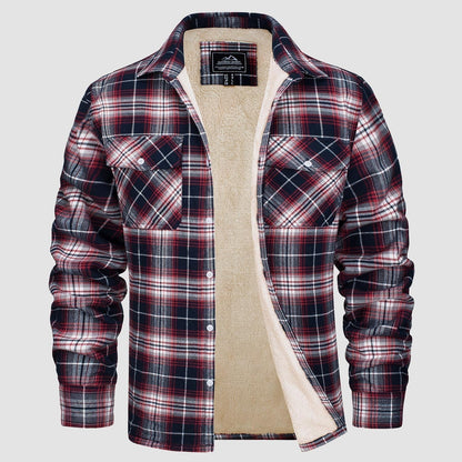 Arvid™ | Giacca camicia a quadri foderata
