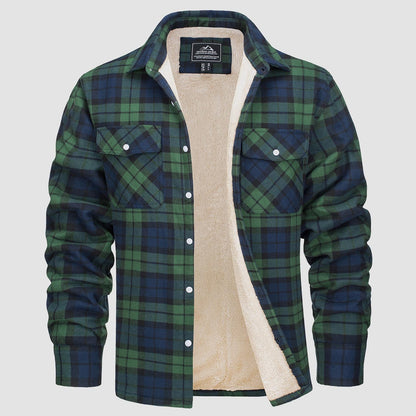 Arvid™ | Giacca camicia a quadri foderata