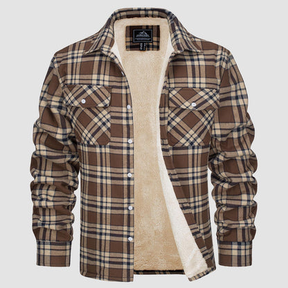 Arvid™ | Giacca camicia a quadri foderata