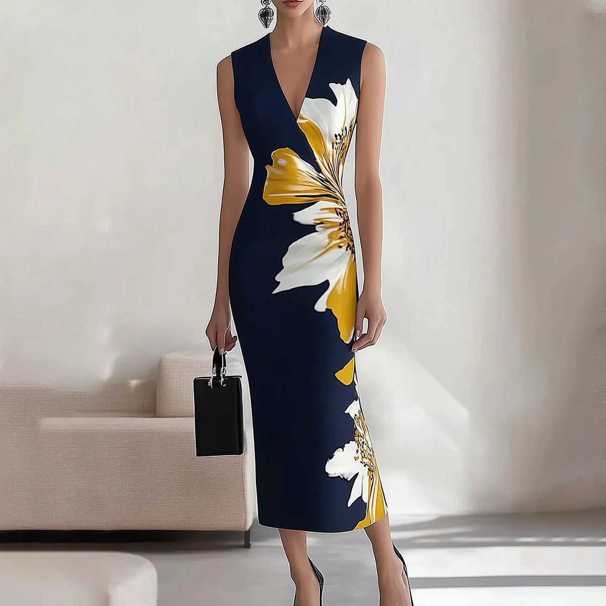Lotte | Elegante Abito Midi a Fiori