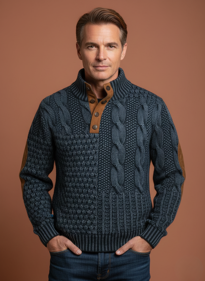 Otis™ | Maglione a Maglia Testurizzato e Stilosamente
