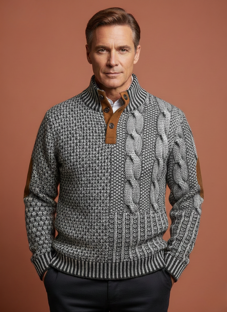 Otis™ | Maglione a Maglia Testurizzato e Stilosamente
