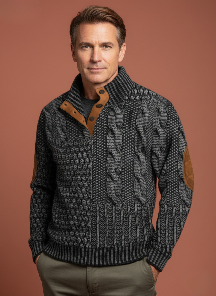Otis™ | Maglione a Maglia Testurizzato e Stilosamente
