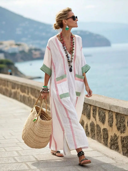 Tavi™ | Elegante Abito Maxi Da Spiaggia Ampio