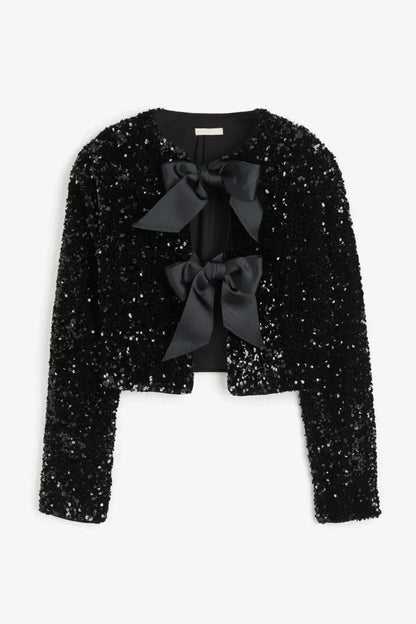 Noria™ | Blusa chic moderna con dettagli a fiocco