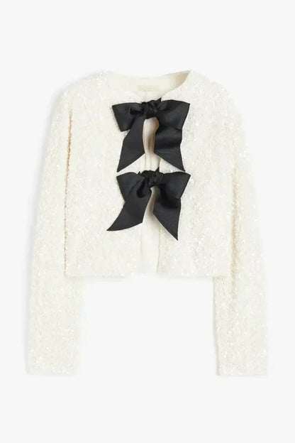Noria™ | Blusa chic moderna con dettagli a fiocco