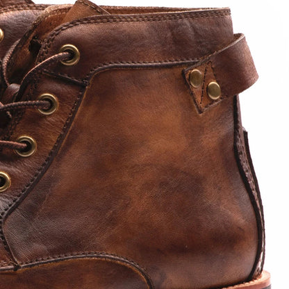 Fanum | Stivali Retro da Uomo con Punta Rotonda