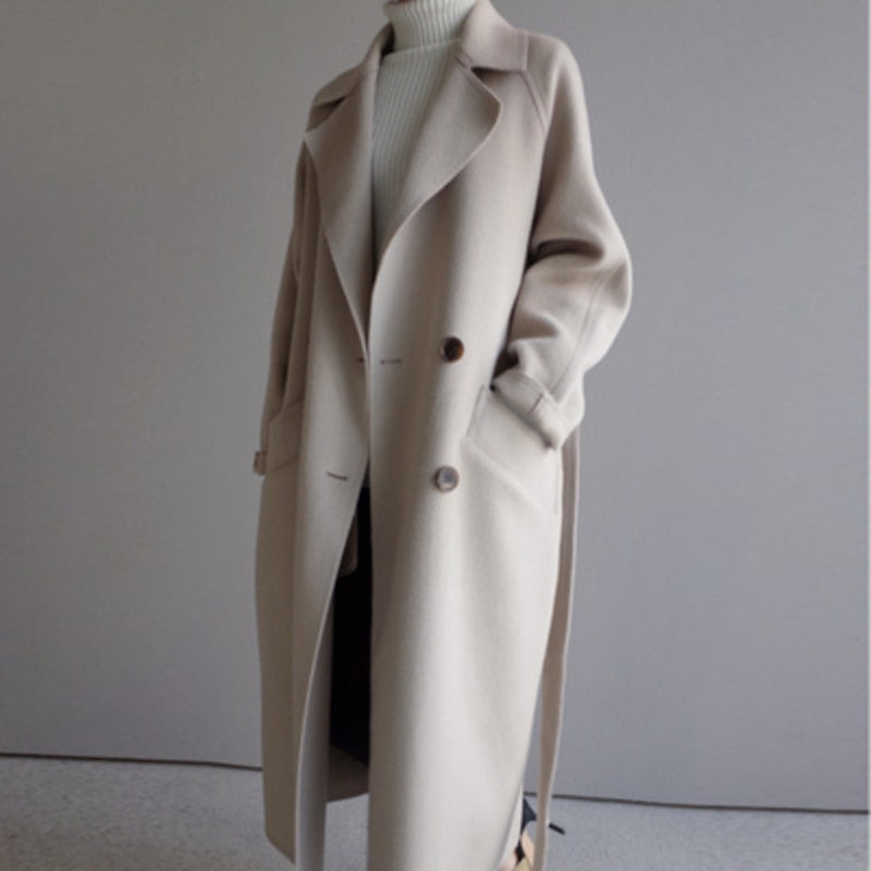 Clara Cappotto Trench in Lana