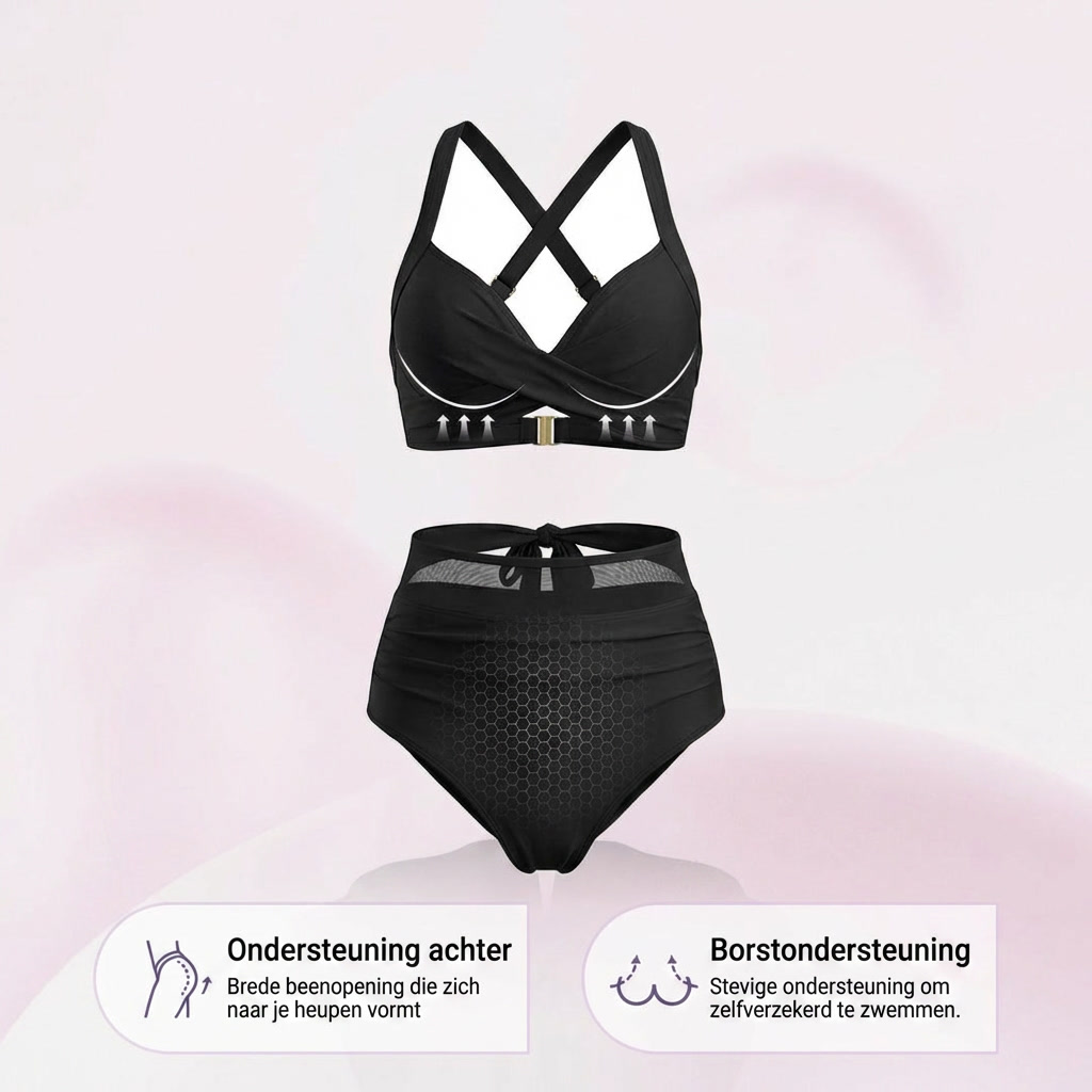 Sabine™ | Bikini Controllo Pancia Alto 2-in-1
