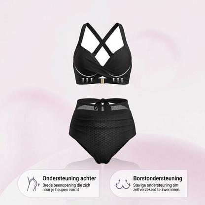 Sabine™ | Bikini Controllo Pancia Alto 2-in-1