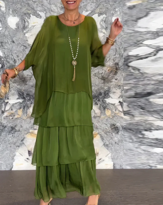 Mirae™ | Abito Maxi Elegante e Fluido