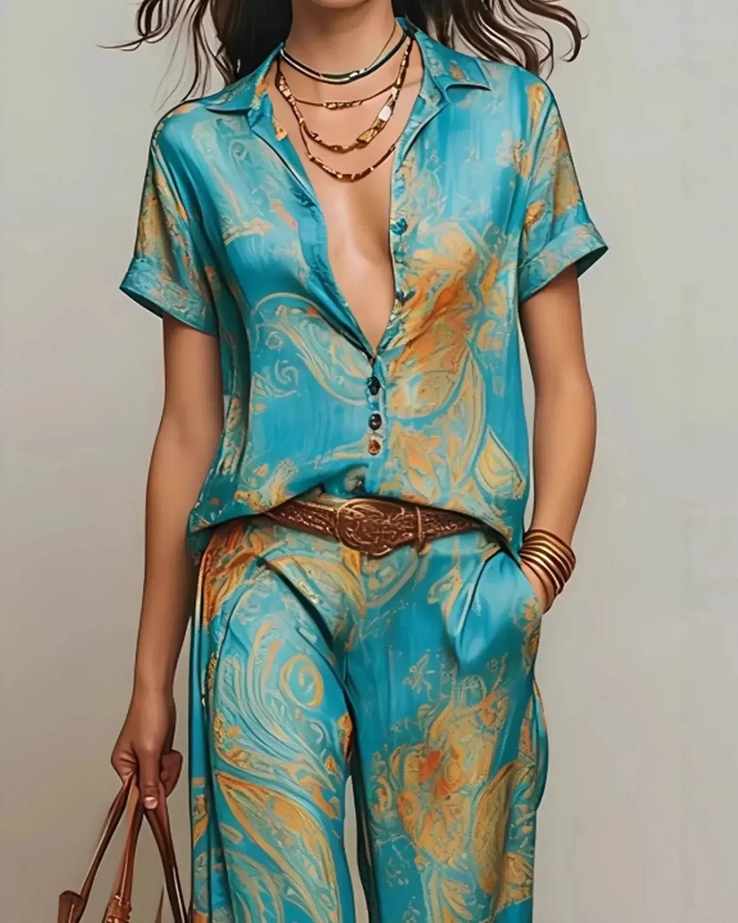 Talia™ | Comodo Set Bohemien a Due Pezzi