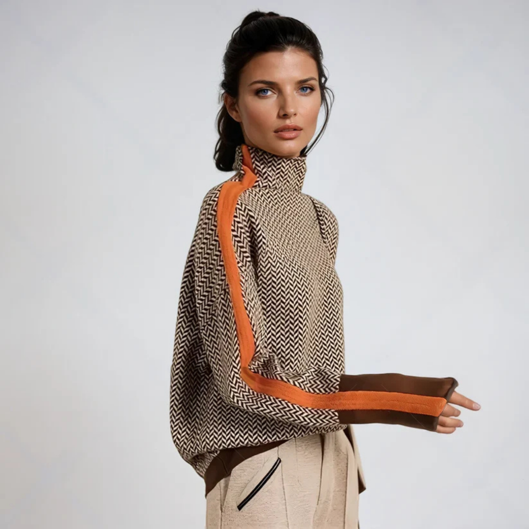 Selma™ | Maglione elegante con stampa