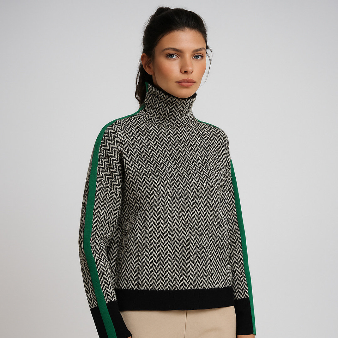 Selma™ | Maglione elegante con stampa