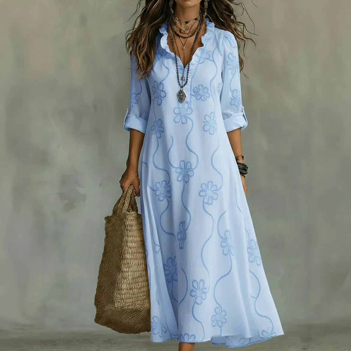 Sienna™ | Abito Estivo a Fiori Camuffa Pancia