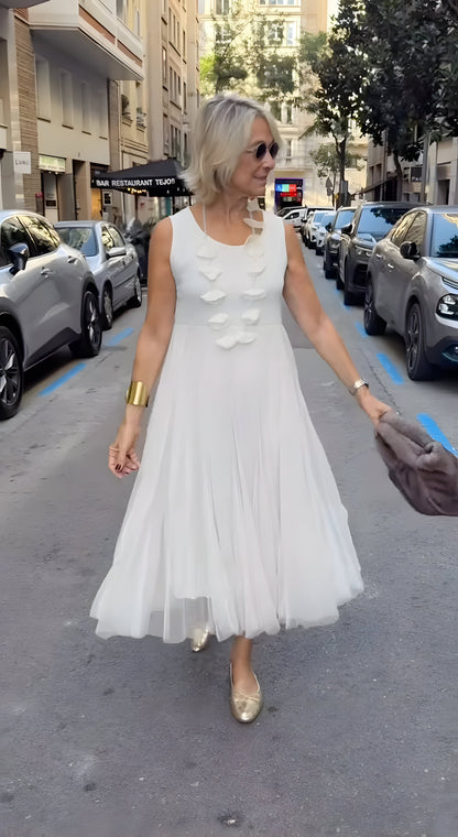Rosa™ | Elegante Abito Midi a Strati