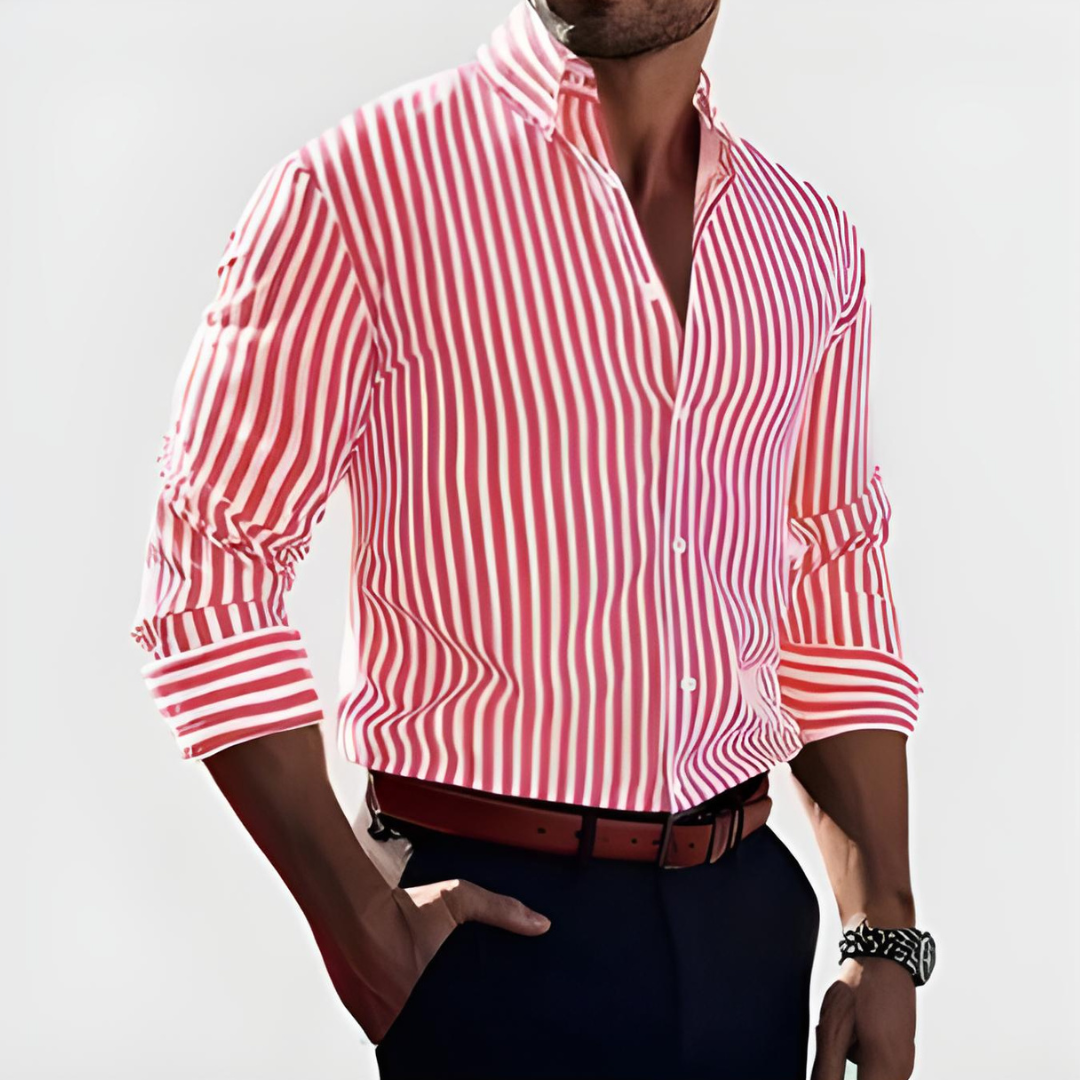 Elegante camicia a righe