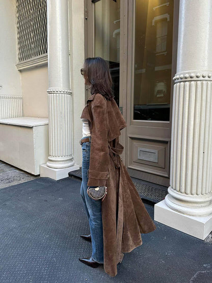 Trenchcoat Frejas Suède™ | Imitazione-suede