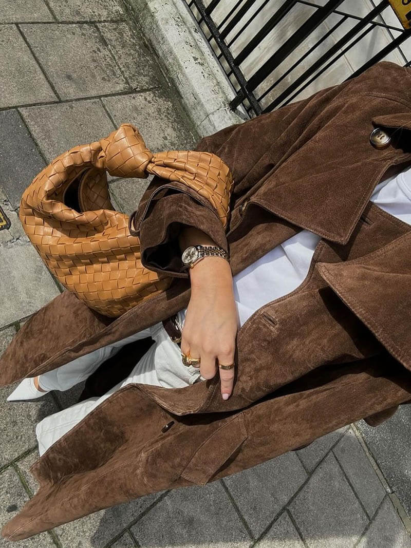 Trenchcoat Frejas Suède™ | Imitazione-suede