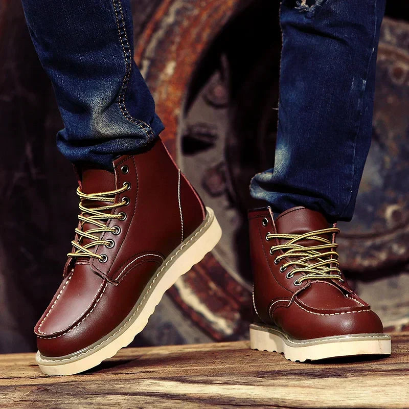 Muller™ – Stivali Retro in Vera Pelle