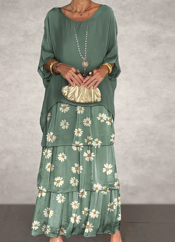 Mirae™ | Abito Maxi Elegante e Fluido
