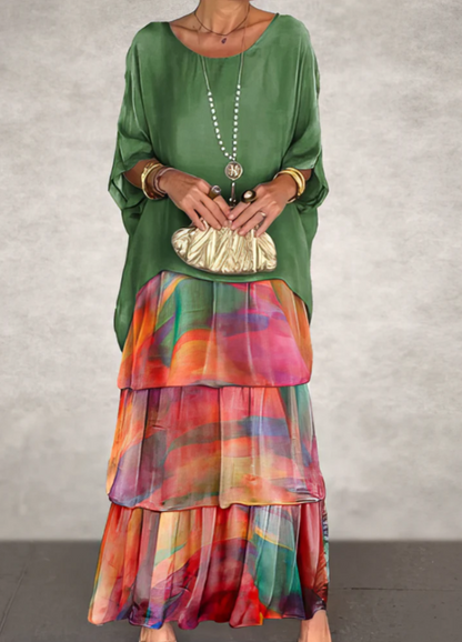 Mirae™ | Abito Maxi Elegante e Fluido