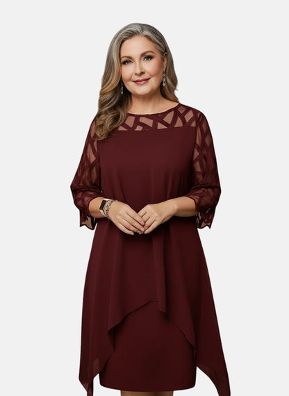 Elara™ | Elegante Comoda Vestito Midi