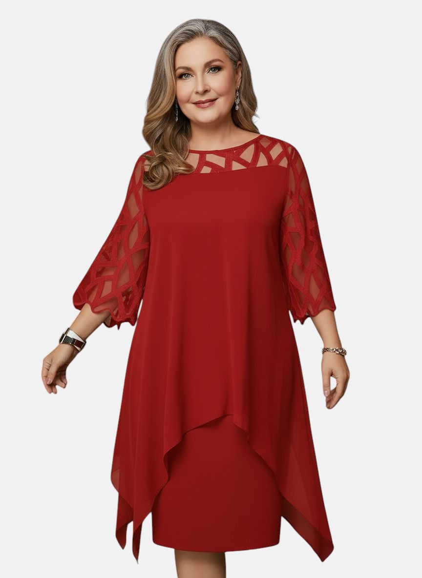 Elara™ | Elegante Comoda Vestito Midi