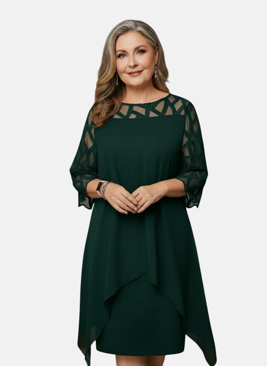 Elara™ | Elegante Comoda Vestito Midi