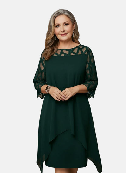 Elara™ | Elegante Comoda Vestito Midi