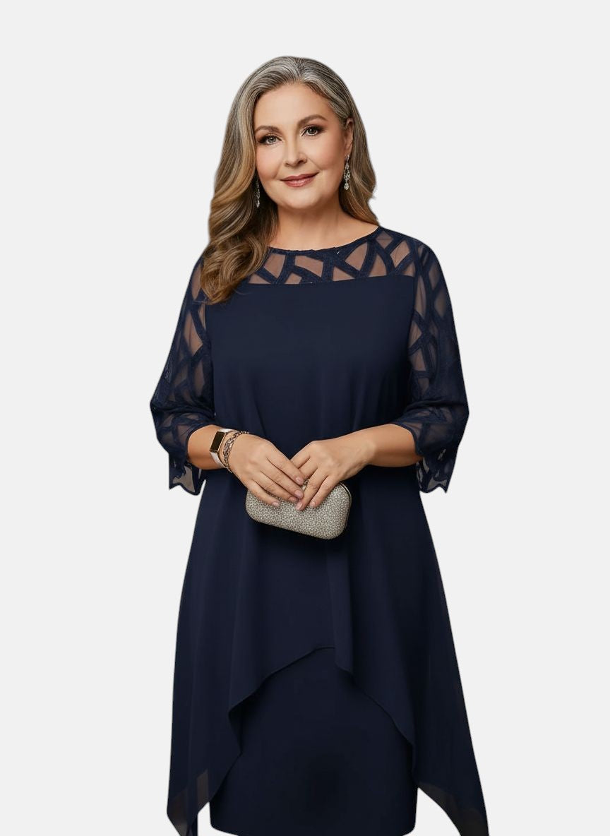 Elara™ | Elegante Comoda Vestito Midi