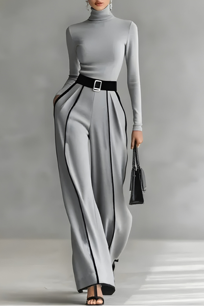 Solin™ | Elegante Jumpsuit Scollo Alto
