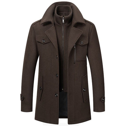 Bruno™ | Elegante Giacca Invernale Con Zip e Bottoni