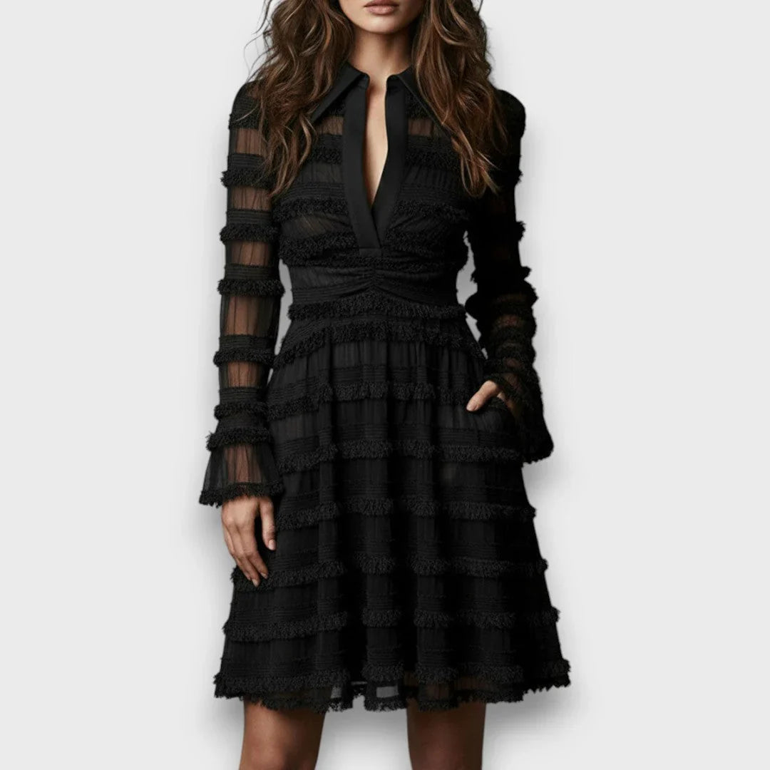 Elra™ | Elegante Mini Abito in Pizzo