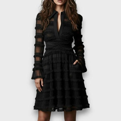 Elra™ | Elegante Mini Abito in Pizzo
