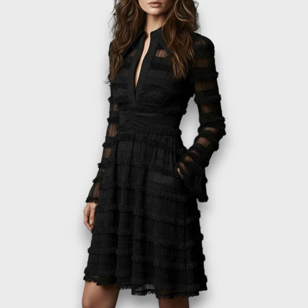 Elra™ | Elegante Mini Abito in Pizzo
