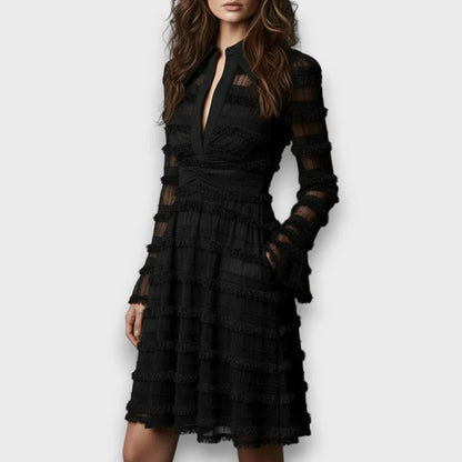 Elra™ | Elegante Mini Abito in Pizzo
